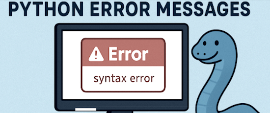 Understanding Python error messages