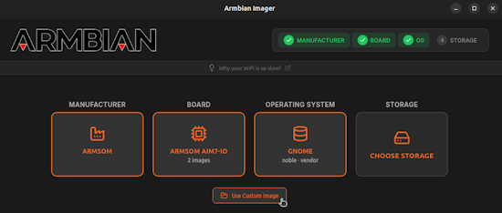 Armbian Imager Tool