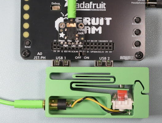 Fruit Jam Code Practice Oscillator