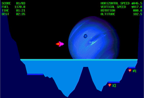 Moon Miner Arcade Game for the Adafruit Fruit Jam