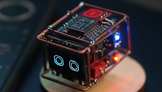 Mini Mochi Robot that dances, reacts to touch, and adds playfulness to your workspace