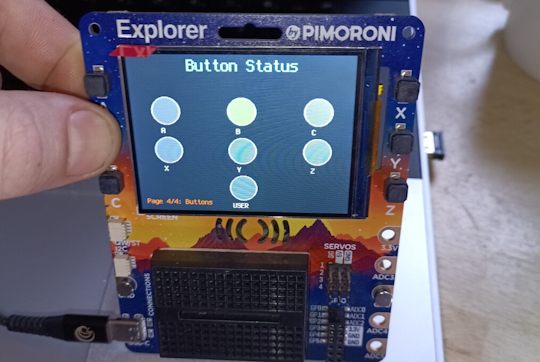 CircuitPython on the PiMoRoNi Explorer