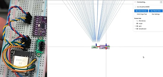 Real-Time 3D Room Mapping With ESP32, VL53L5CX Sensor And IMU
