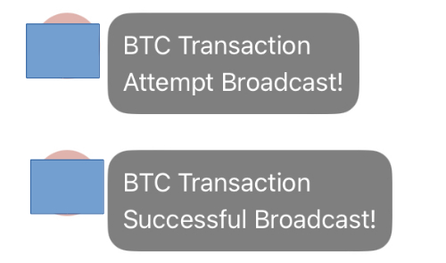 Bitcoin transaction using Mesh Radio