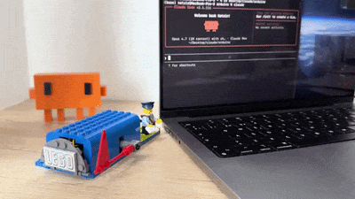 Claude Code Lego Flag