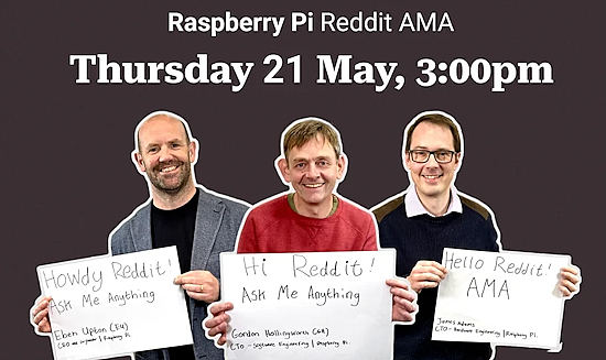 Raspberry Pi AMA on Reddit