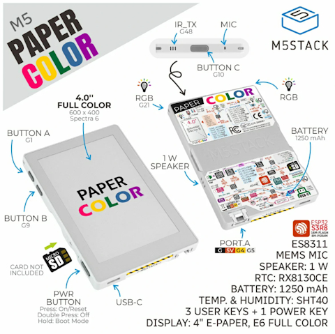 M5Stack PaperColor