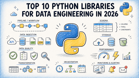 The top 10 Python libraries for Data Engineering