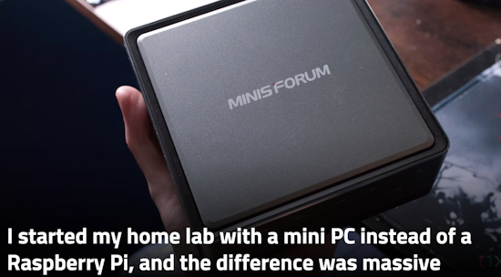 I started my home lab with a mini PC instead of a Raspberry Pi, and the difference was massive