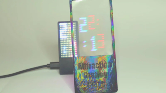 Diffraction Grating Clock