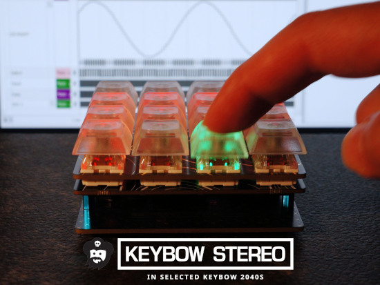 Macropad With Digital Stereo Audio Using Pimoroni Keybow 2040 and MAX98357A Audio Board (HID + MIDI Capable)