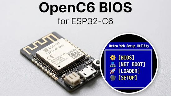 OpenC6 BIOS project brings PC-like firmware to ESP32-C6