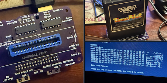 ColecoVision cartridge reader shield