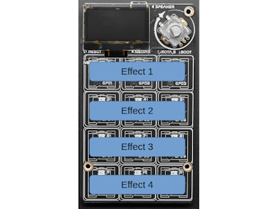 Macropad USB Audio Digital Effects Pedal