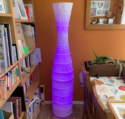 kinetic art standard lamp