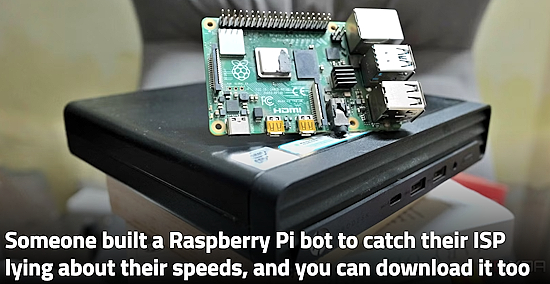 Someone built a Raspberry Pi bot to catch their ISP lying about their speeds