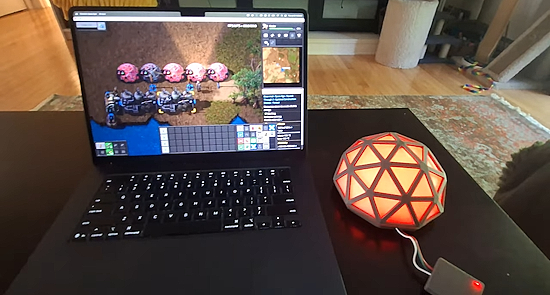 3D Printed Factorio Lab with Realtime Game Sync
