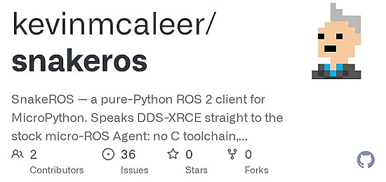 Robot Operating System (ROS2) Library for MicroPython