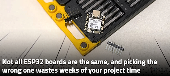 Not all ESP32 boards are the same